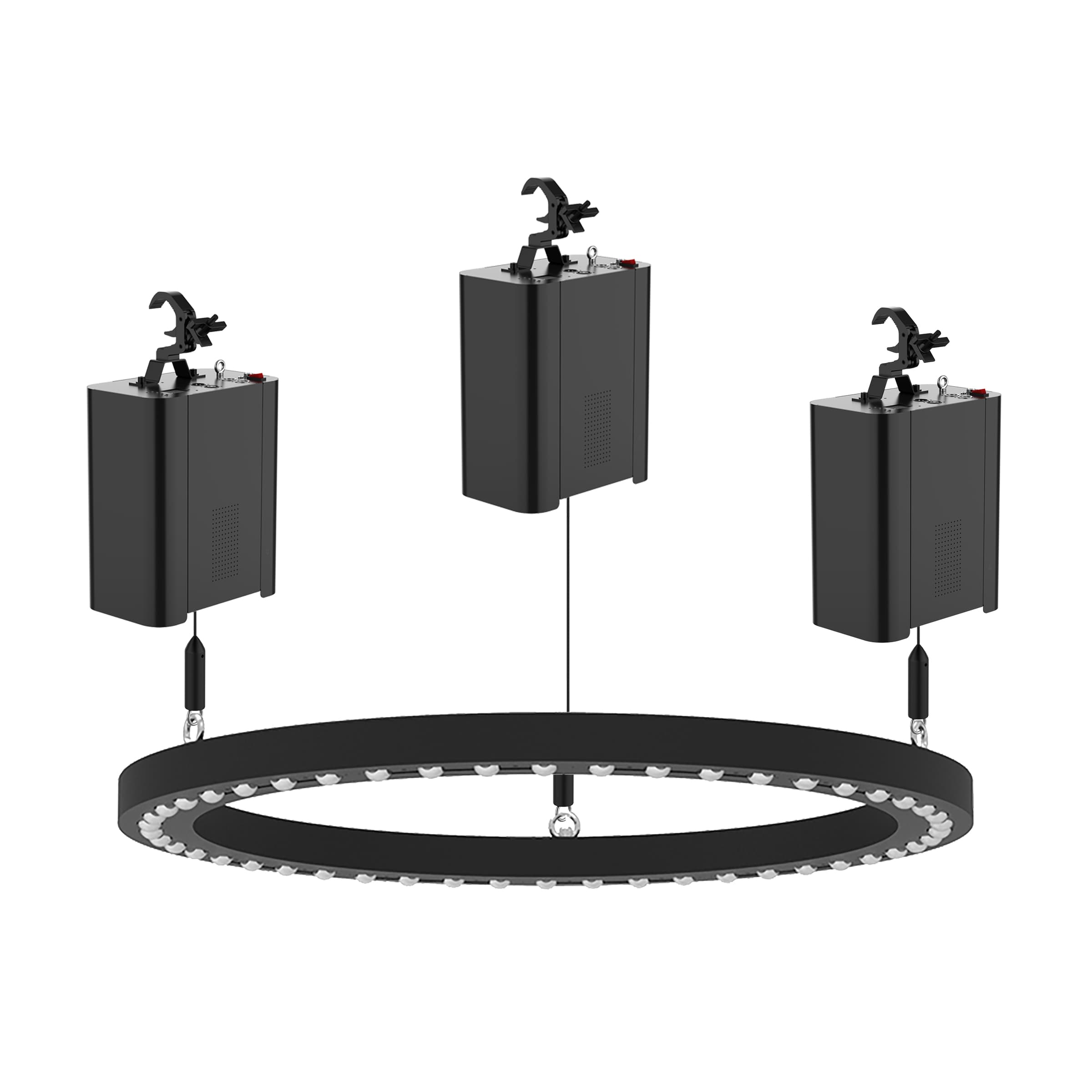 X-K16C PRO Beam Ring D90 kinetic lighting system with XLWINCH modules